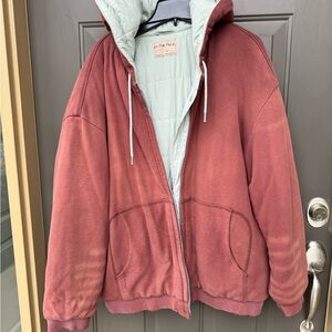 Free People distressed reversible jacket